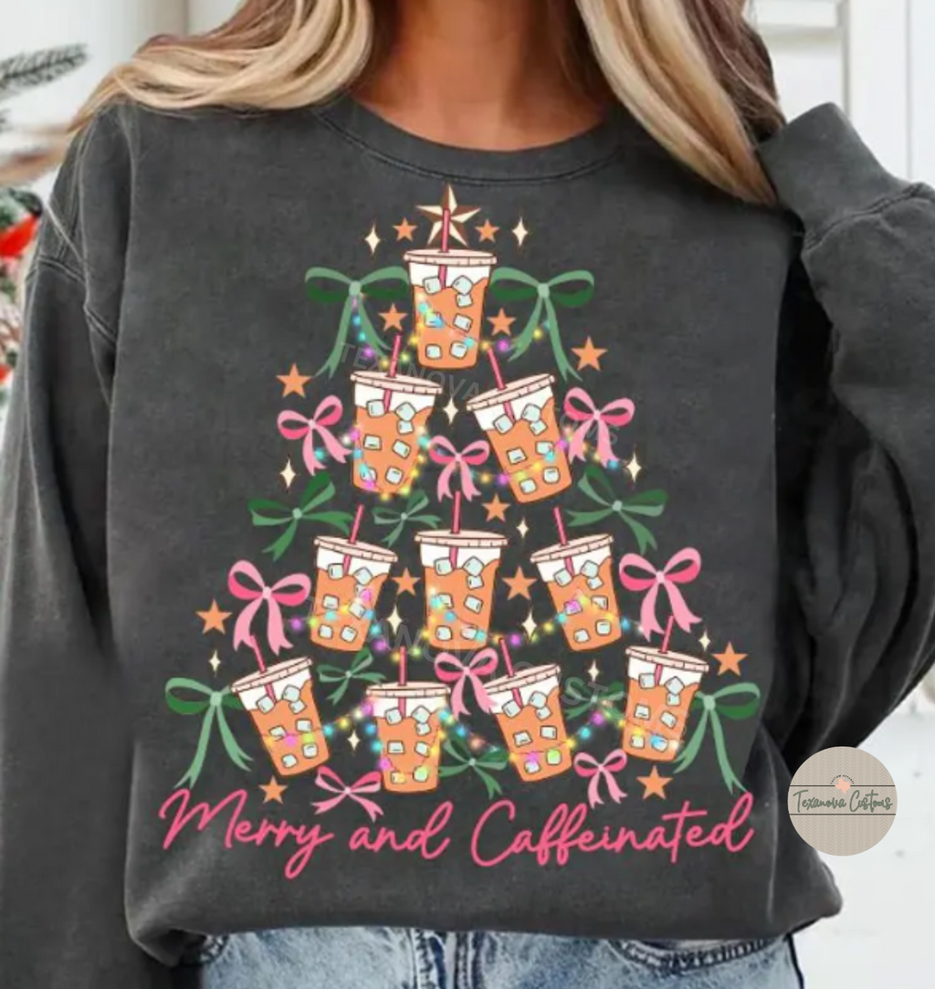 Merry and Caffeinated Graphic
