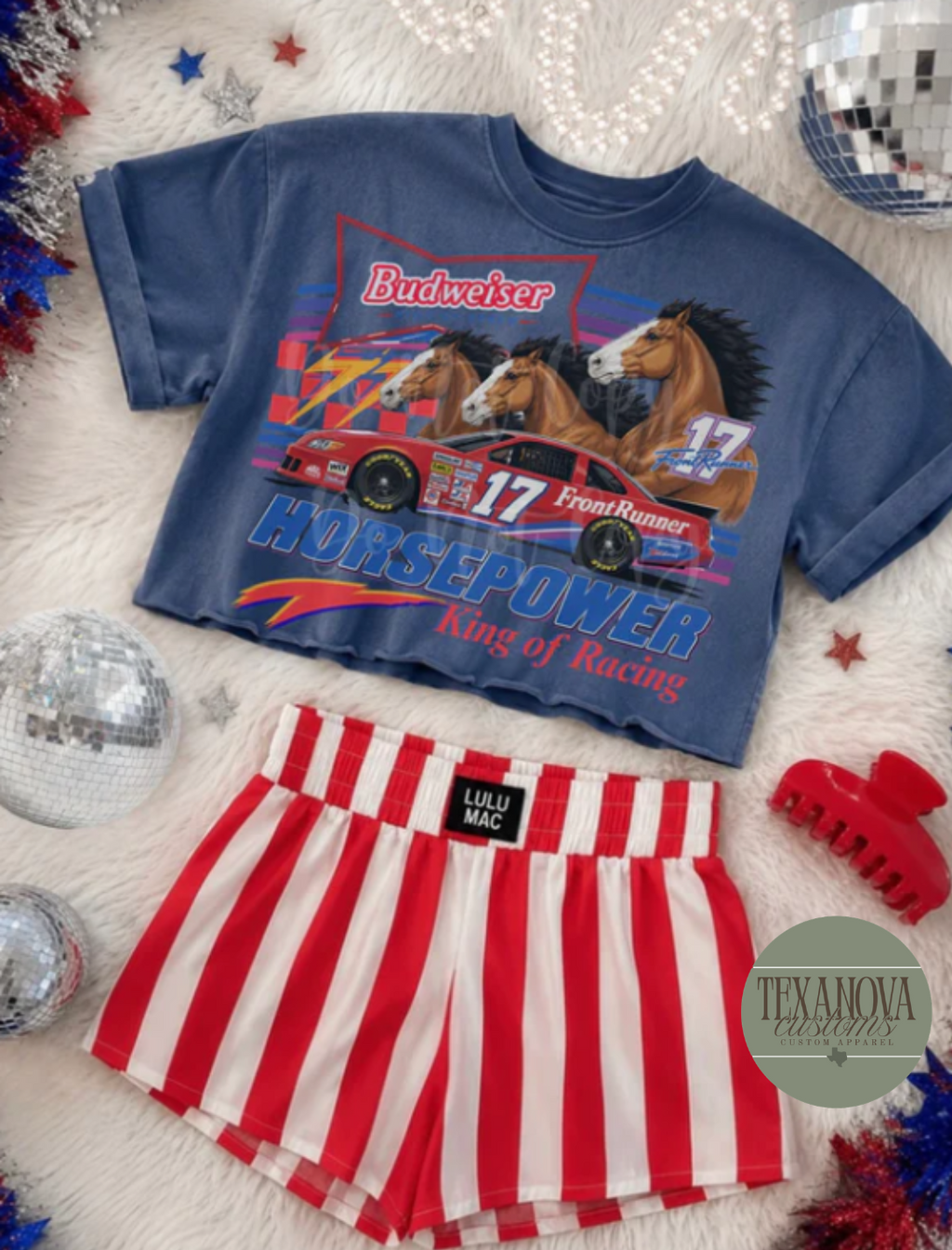 Budweiser Horsepower Graphic