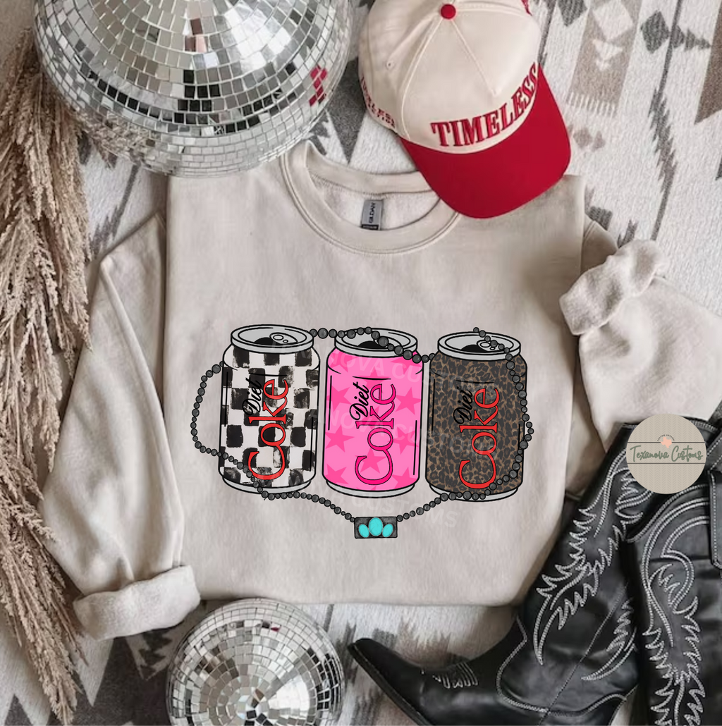 Diet Coke Turquoise Graphic