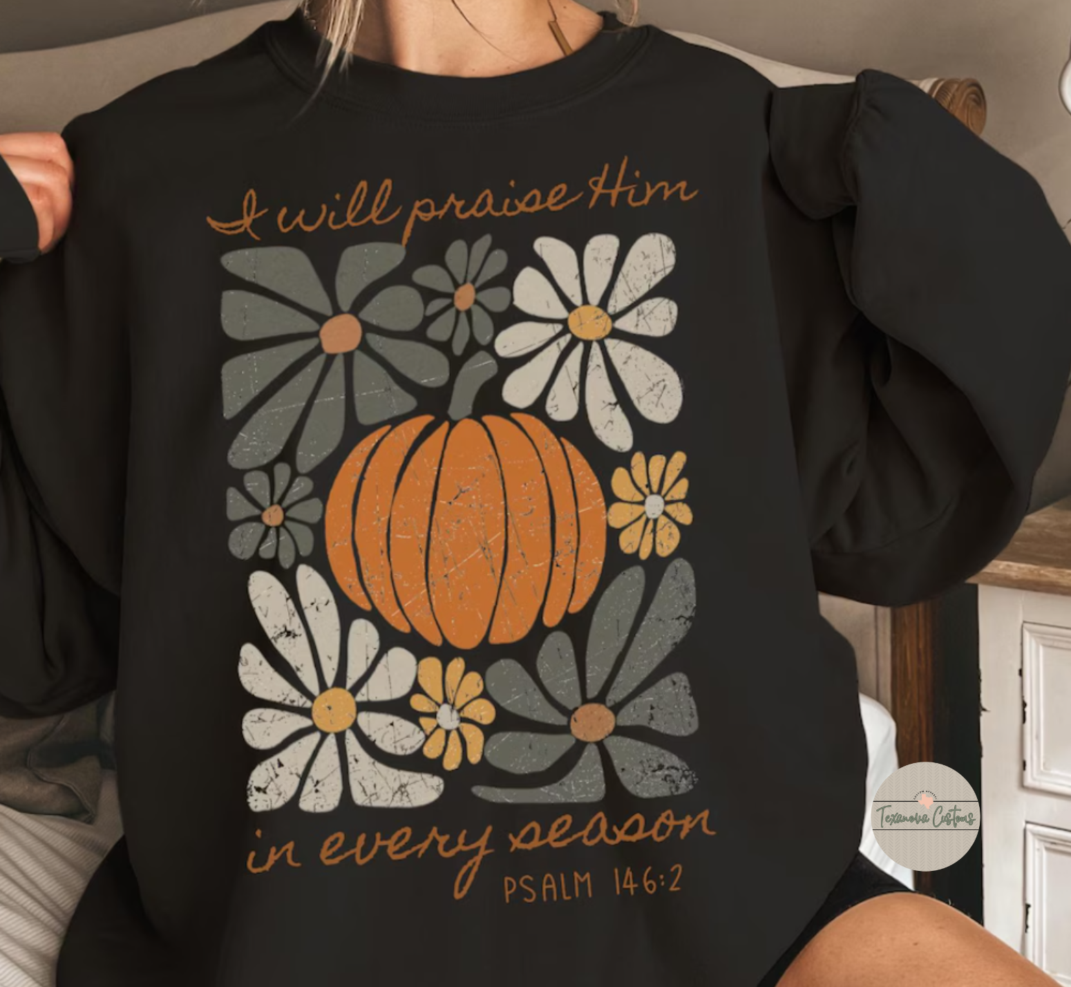 Praise him in every season Graphic