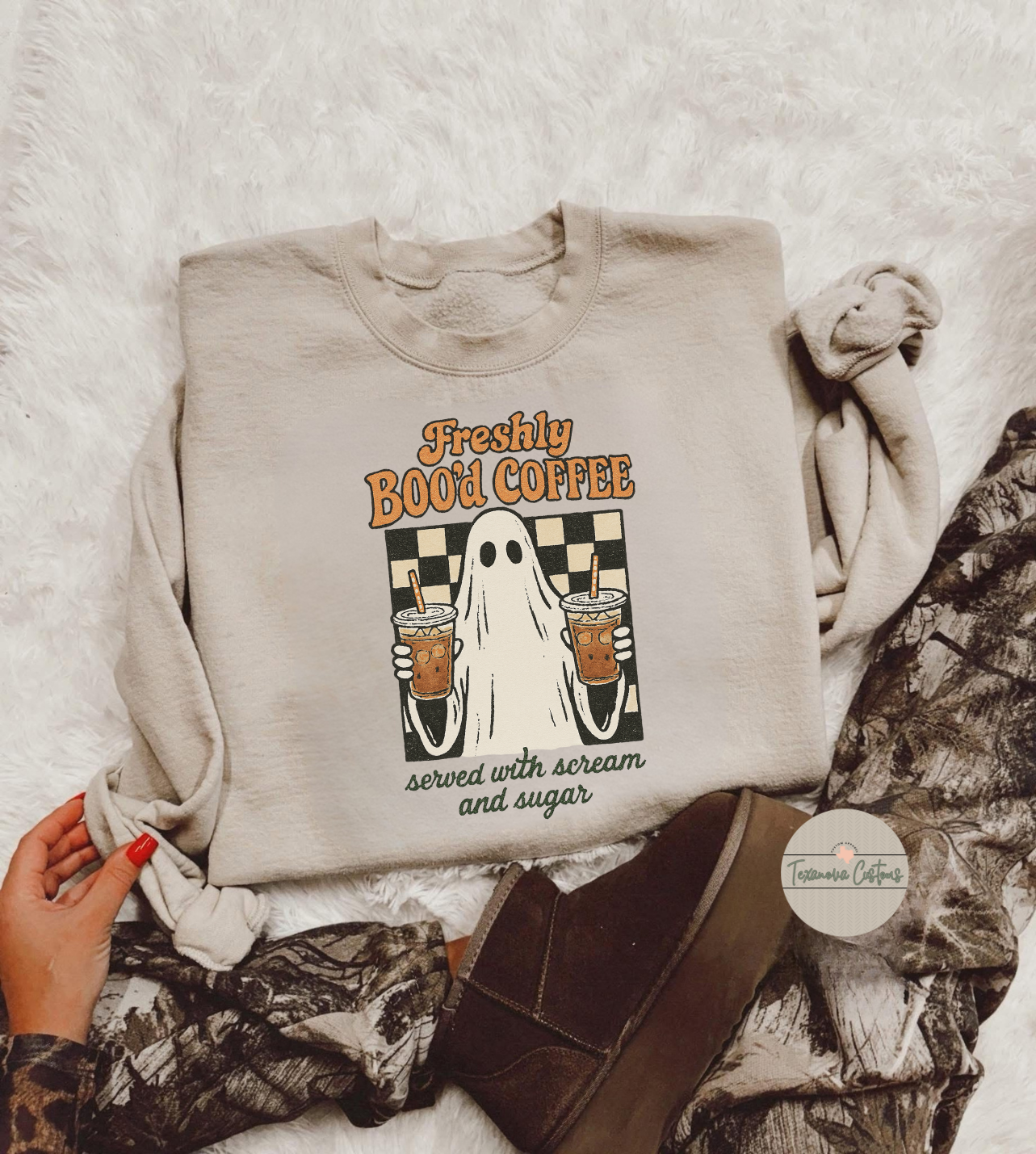 Freshly Boo'd Coffee Graphic