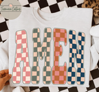 Checkered Amen Graphic
