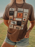 Western Match Box Graphic