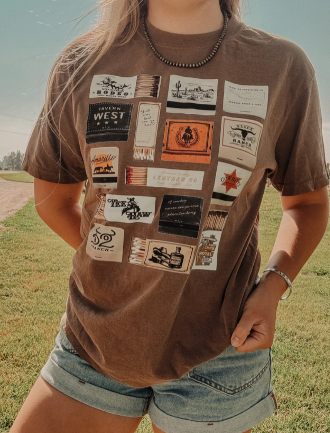 Western Match Box Graphic