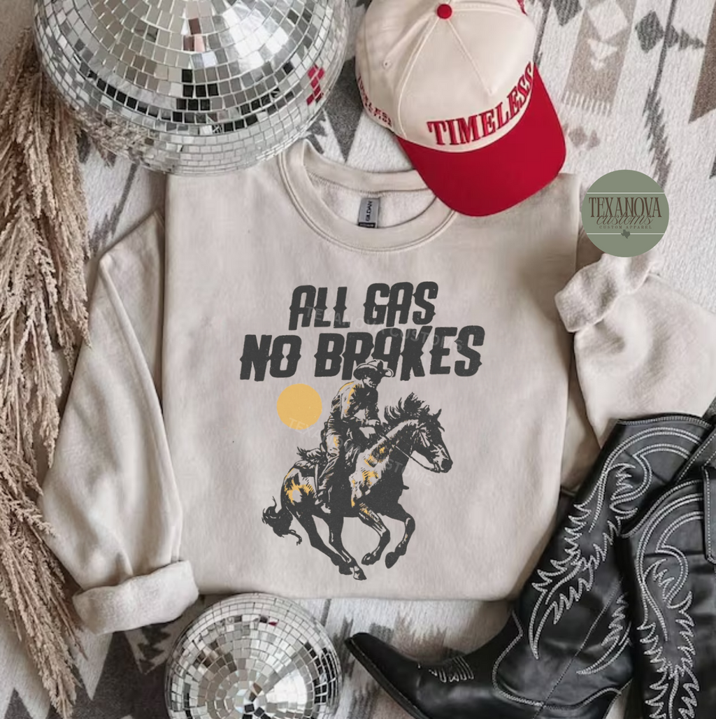 All gas no breaks Graphic