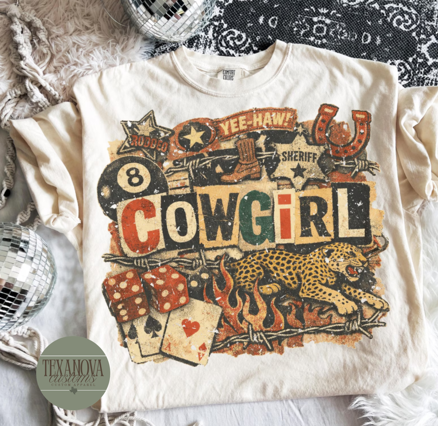 Grunge Cowgirl Graphic
