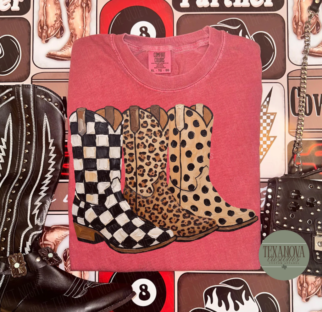 Pattern Boots Graphic
