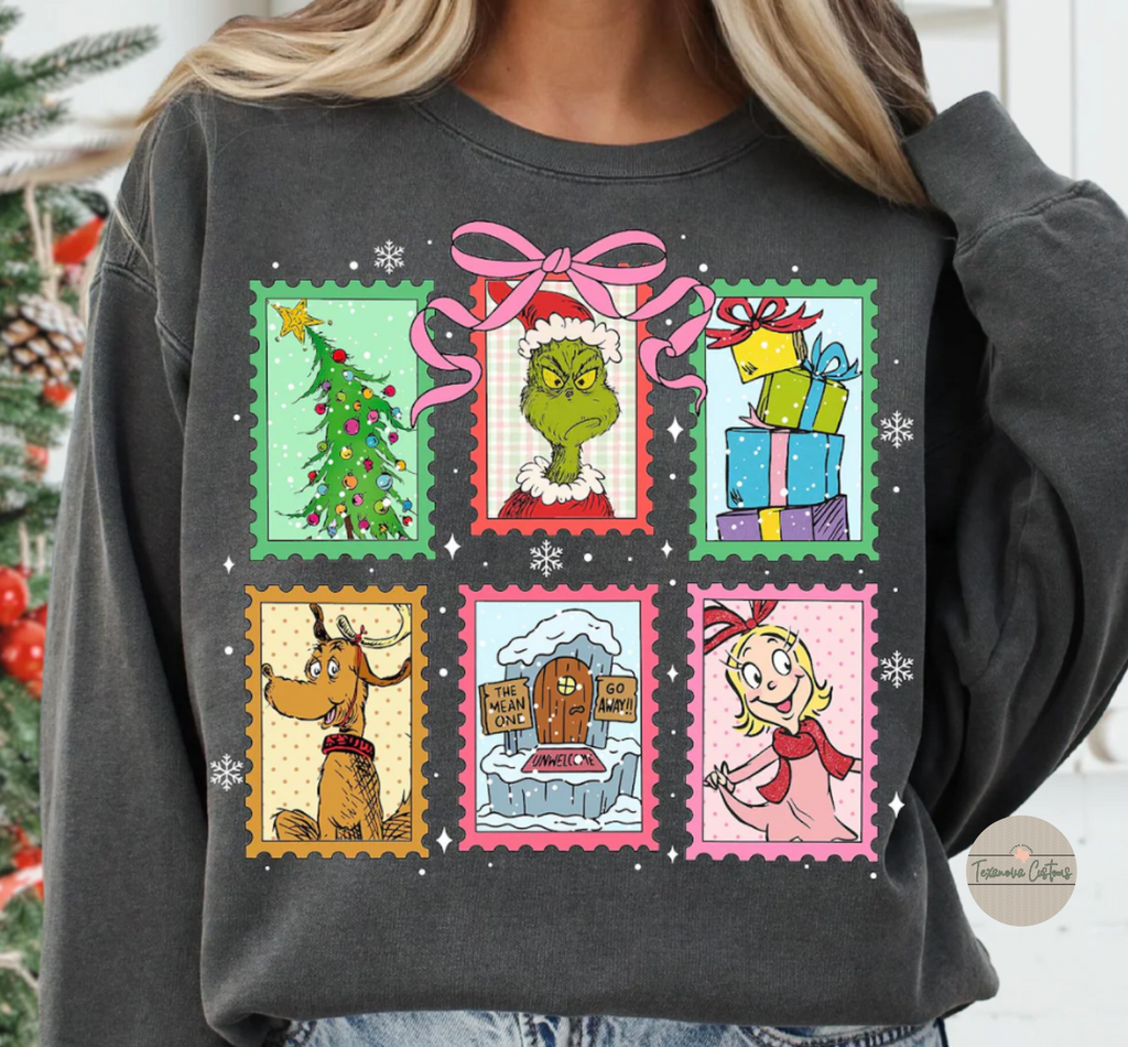 Grinch Post Card Graphic