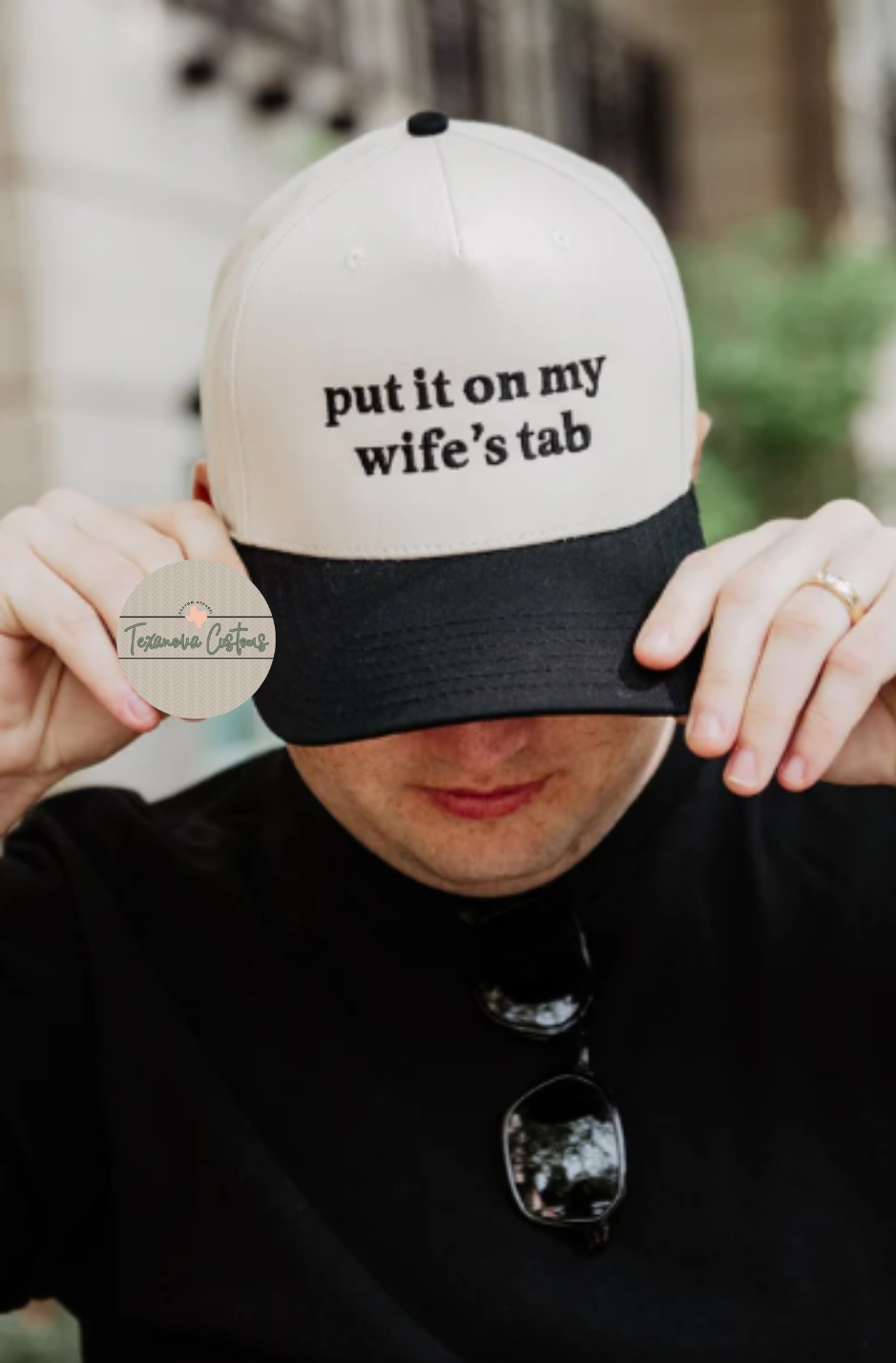 Put it on my wife's tab Retro Trucker