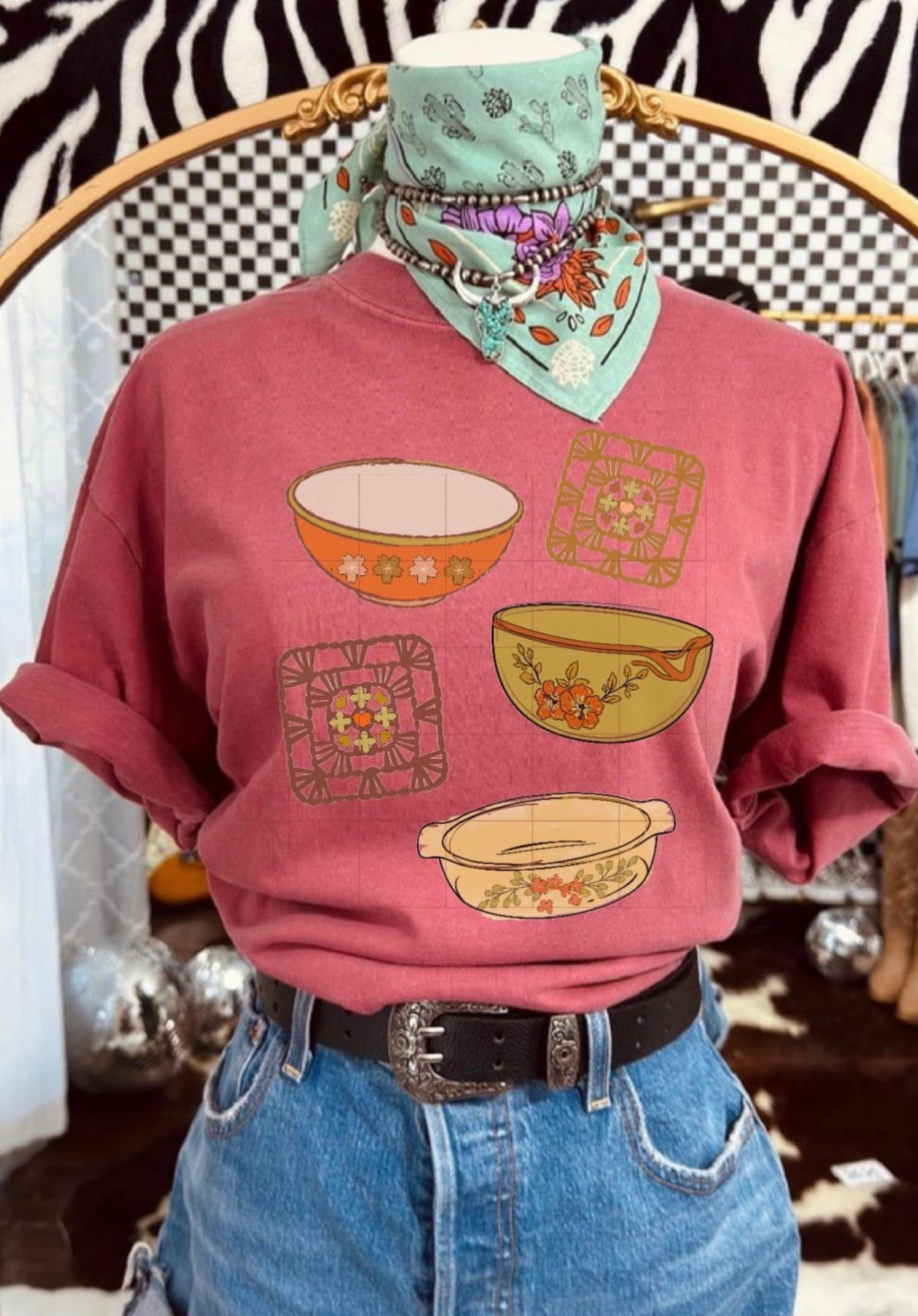Vintage Granny Vibes Graphic