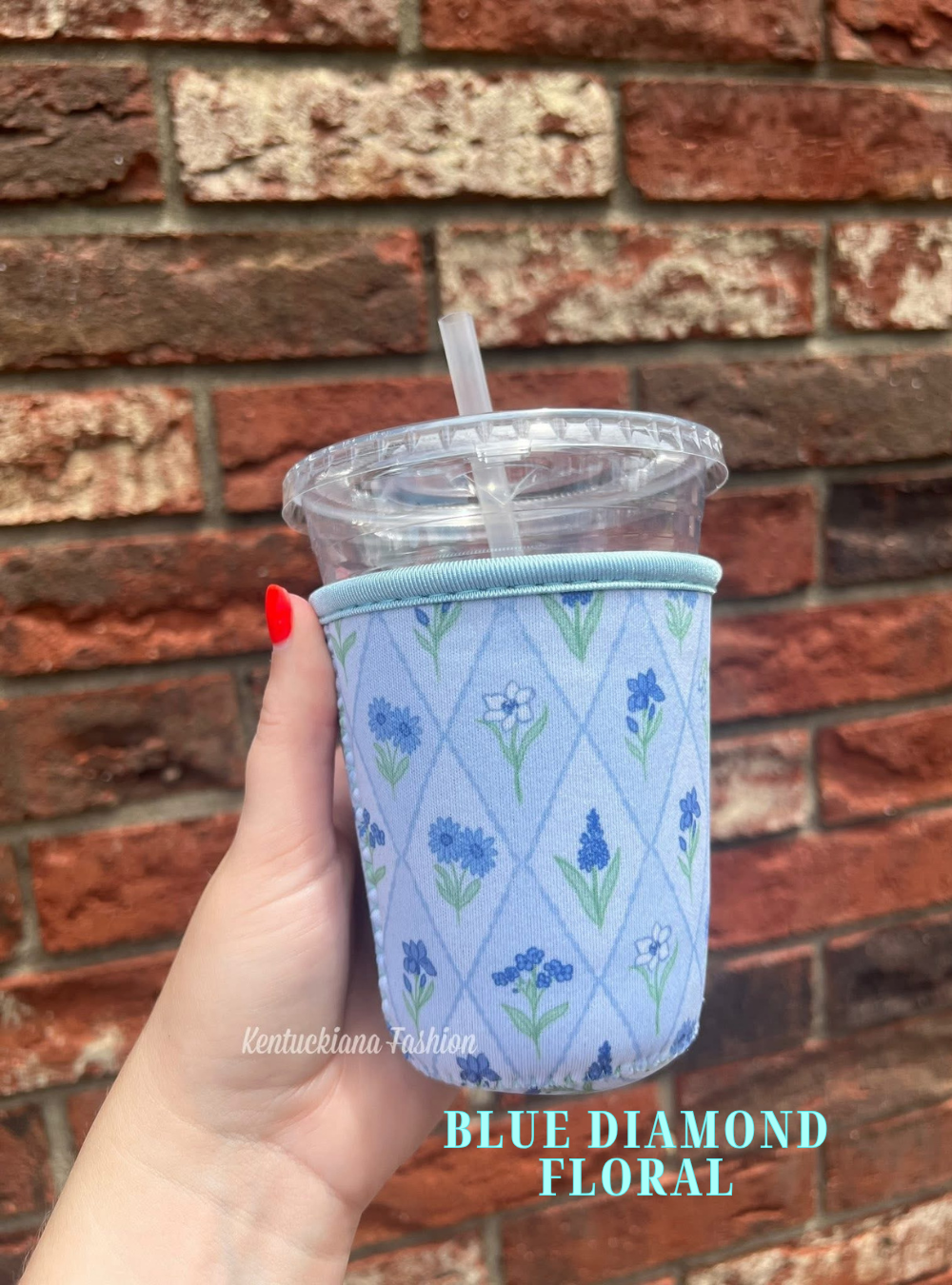 Blue Diamond Coffee Koozie