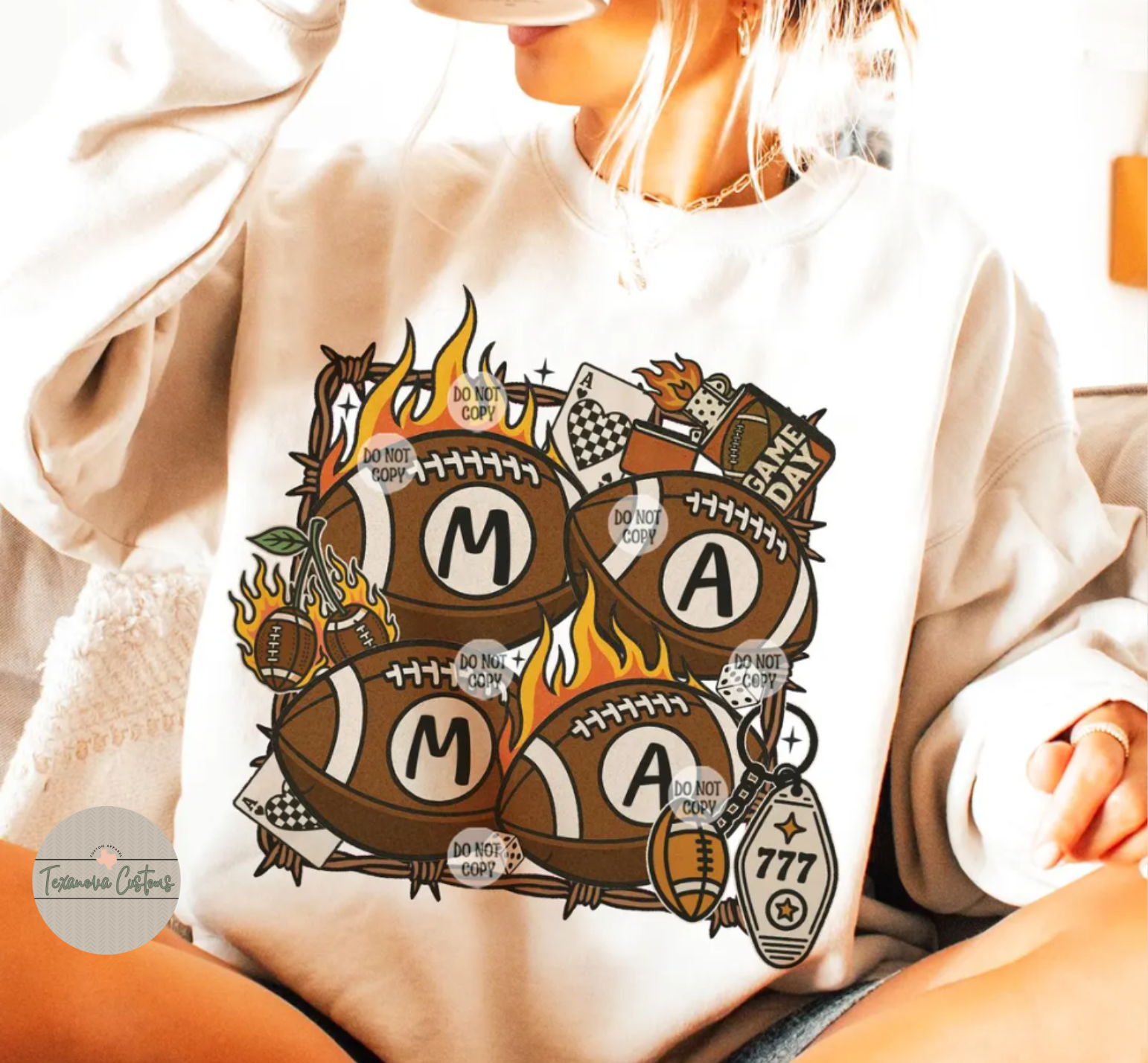 Football Mama Graphic