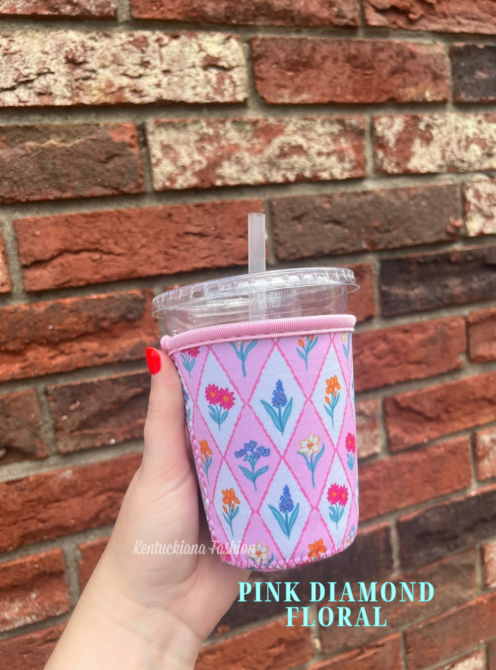 Pink Diamond Coffee Koozie