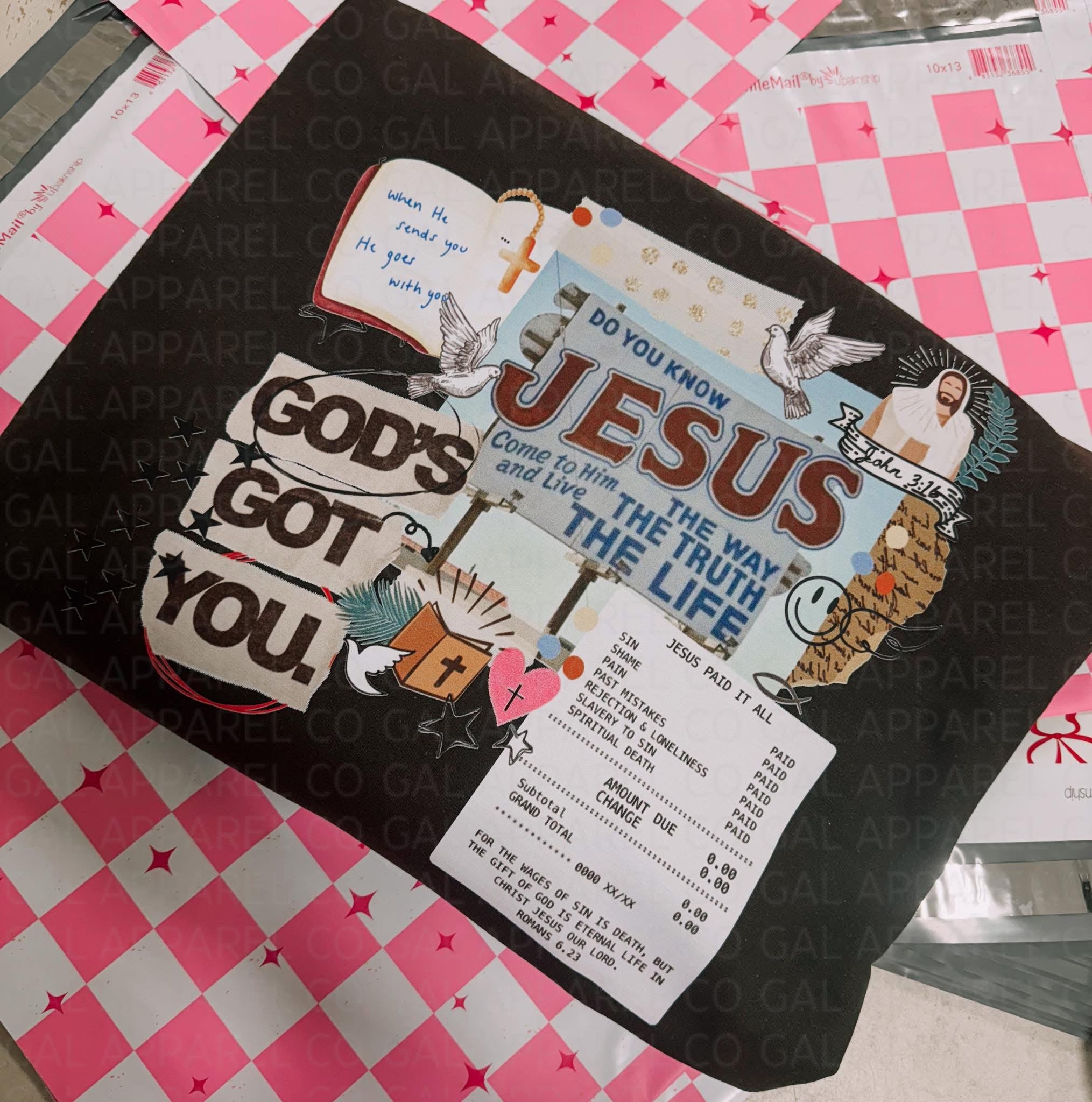 Jesus Collage Graphic