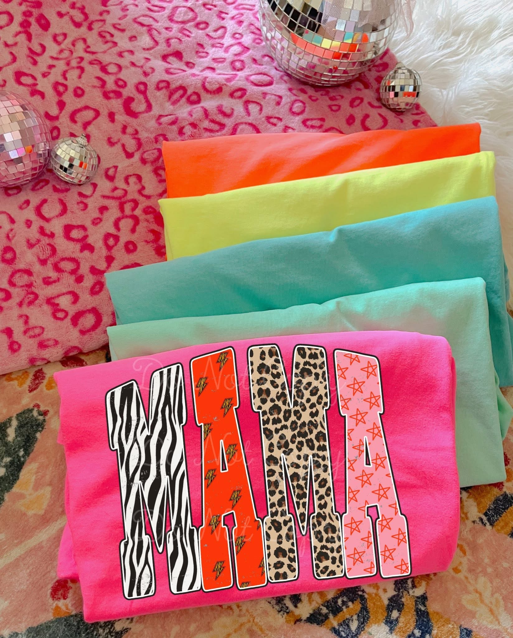 Animal print Mama Graphic