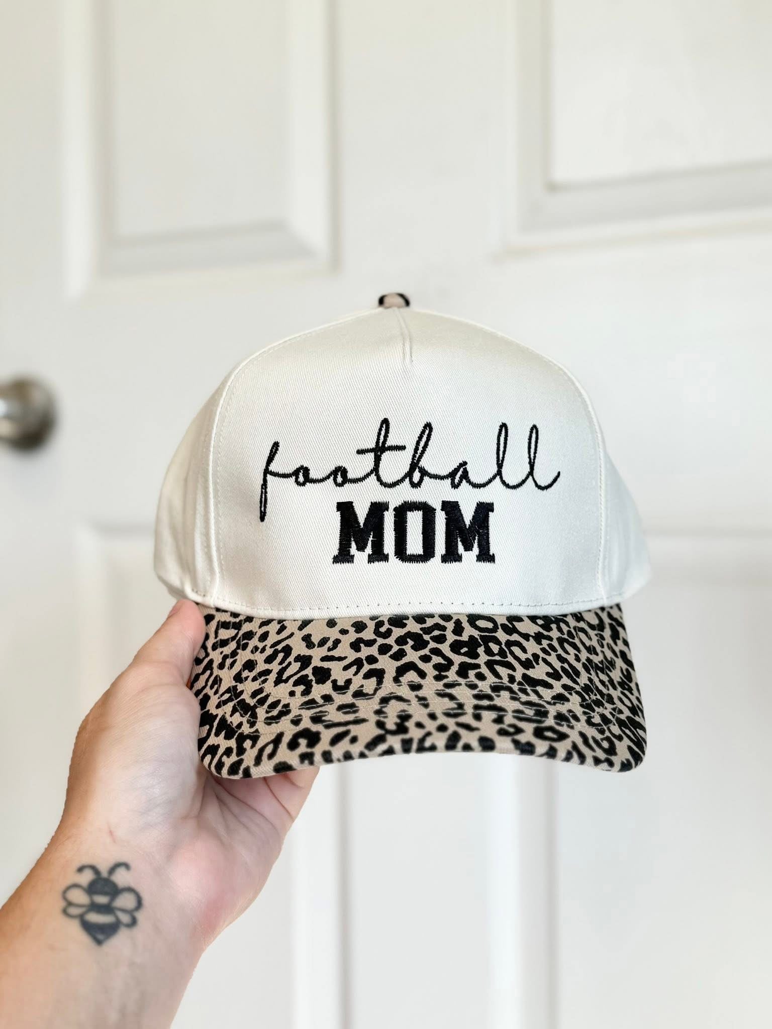 Football Mom Cheetah Retro Trucker