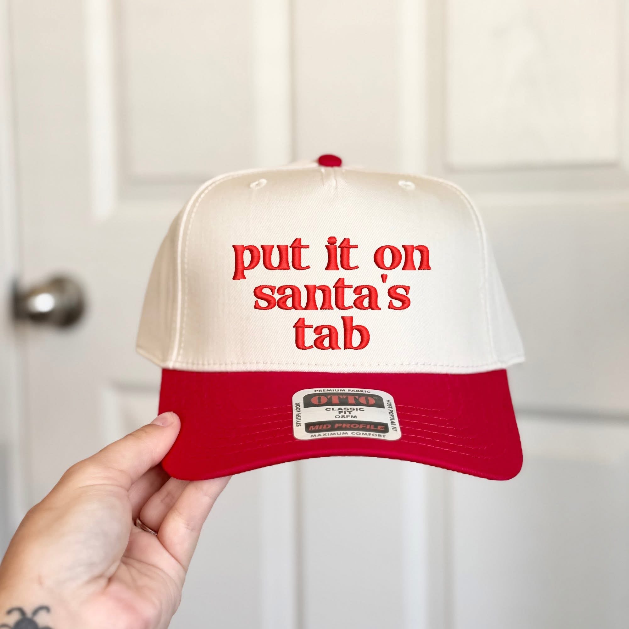 Santa's tab Retro Trucker