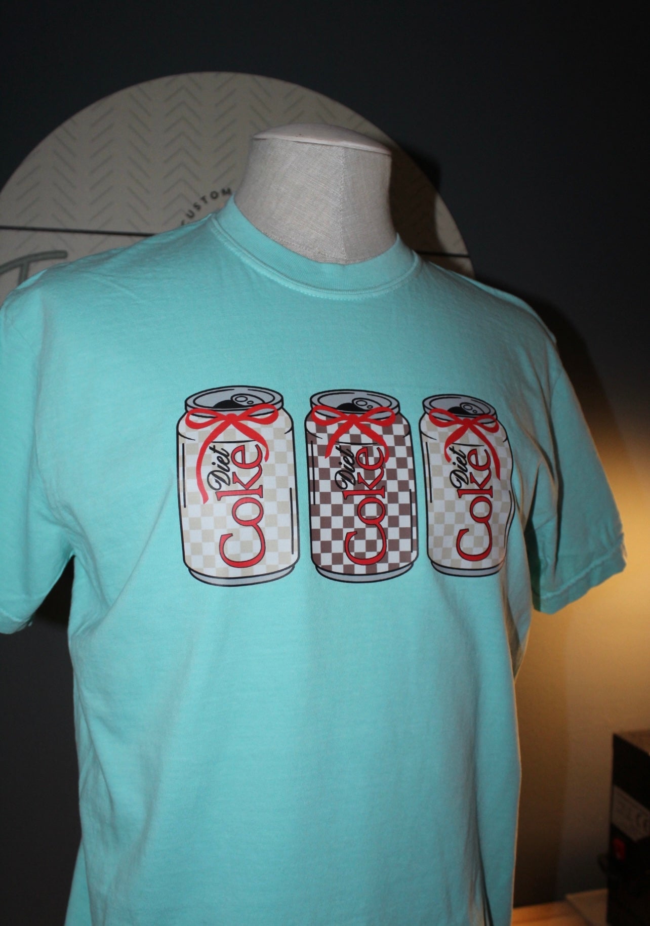 Checkered Diet Coke Graphic