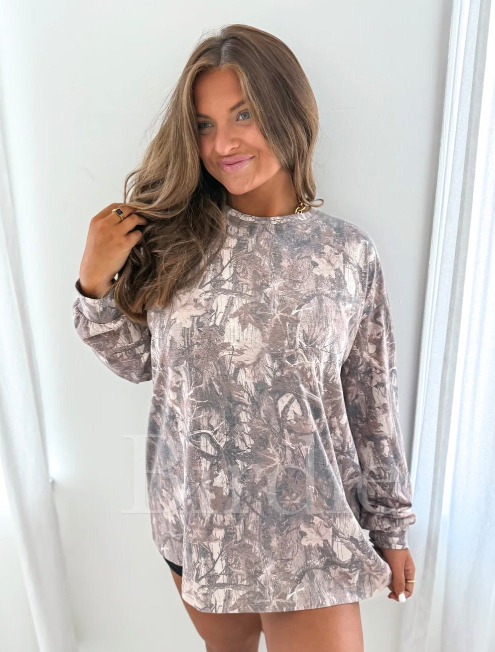 Long Sleeve Camo Tee