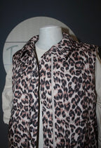Cheetah Puff Vest