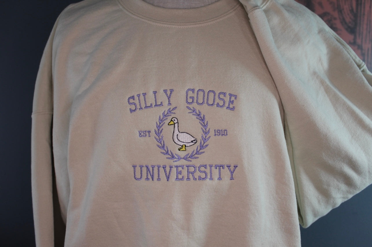 Embroidered Silly Goose University