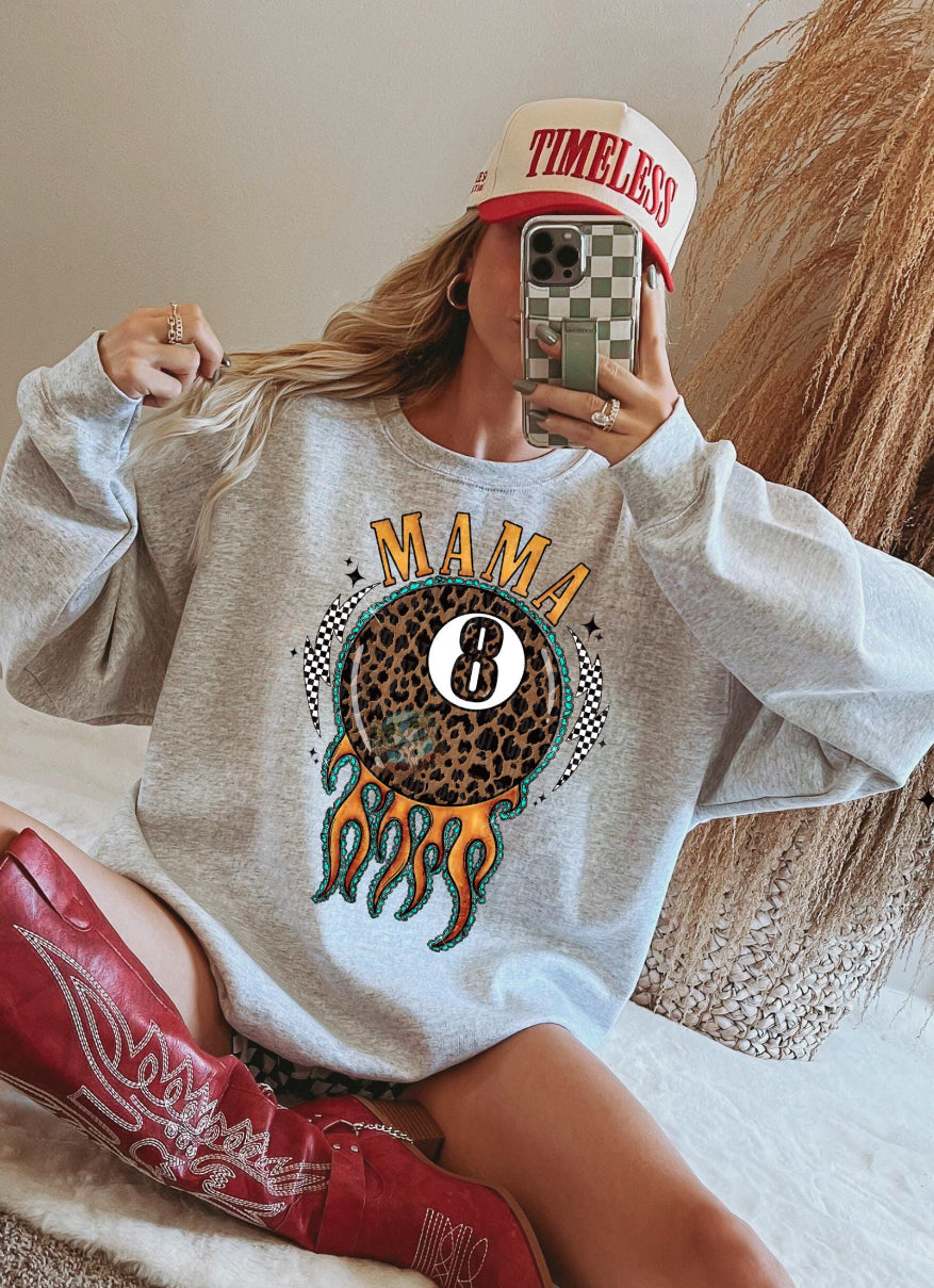Cheetah 8 Ball Mama Graphic