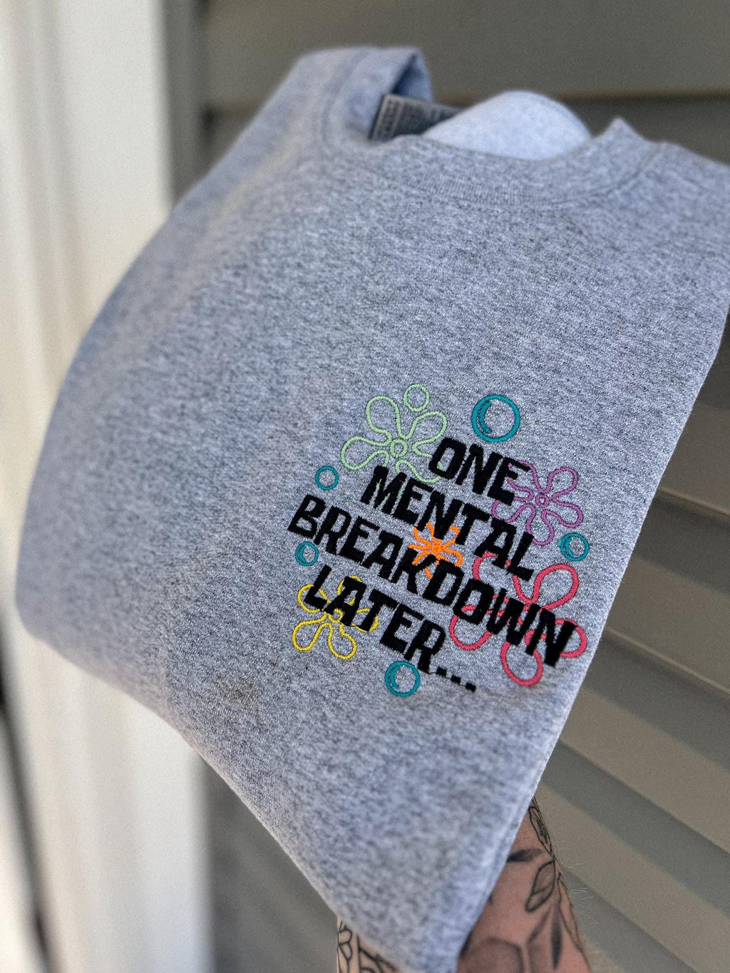 Embroidered Mental Breakdown