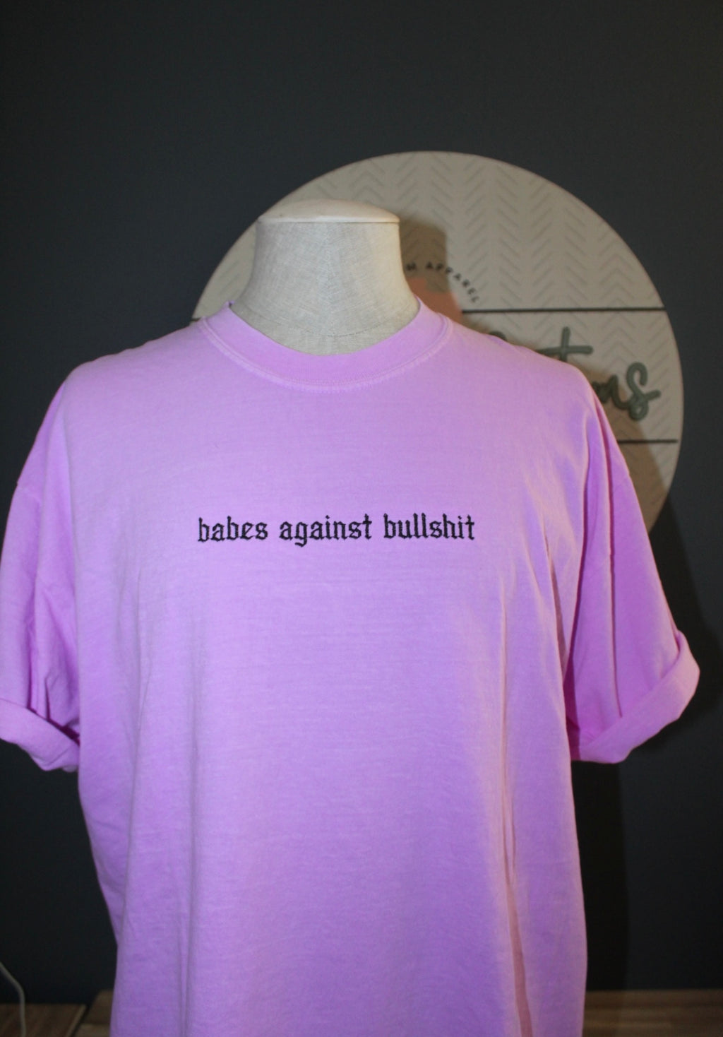 Embroidered Babes against bullshit