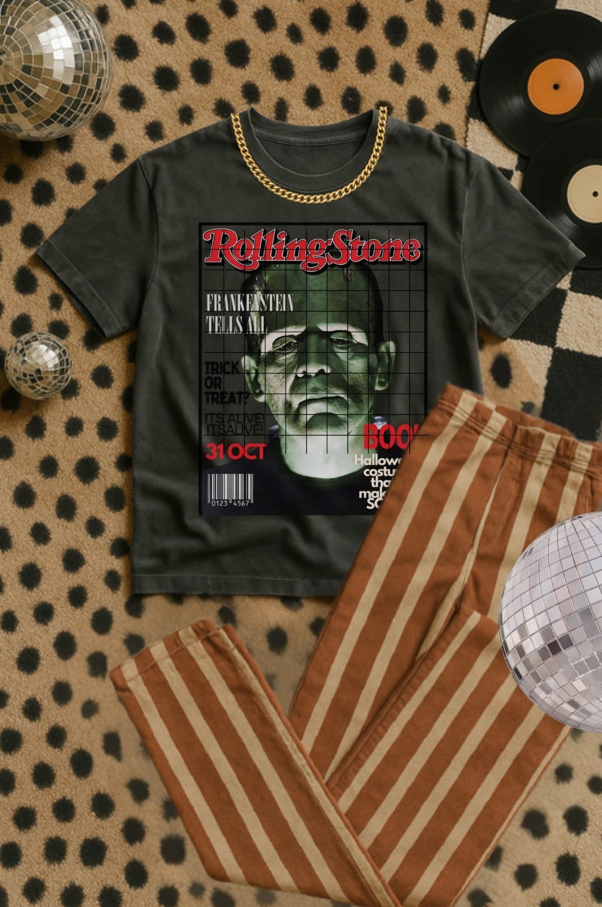Rolling Stones Frankenstein Graphic