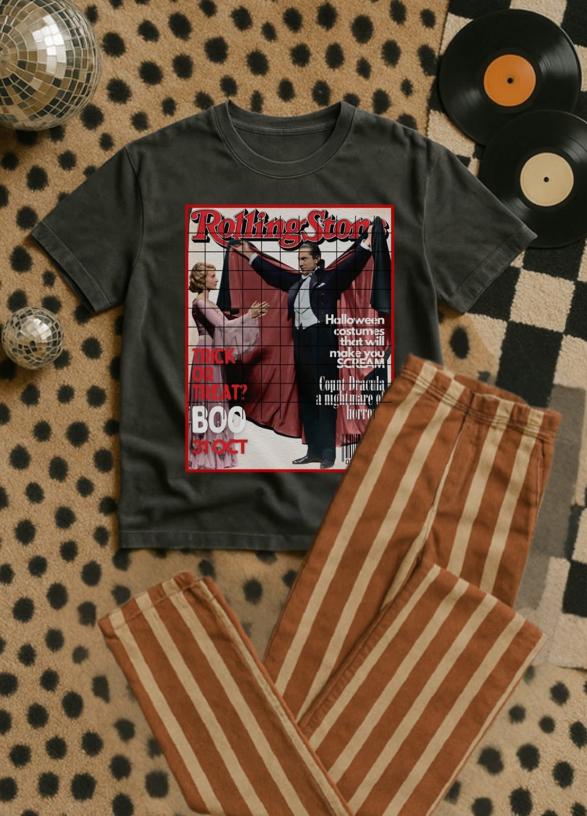 Rolling Stones Dracula Graphic
