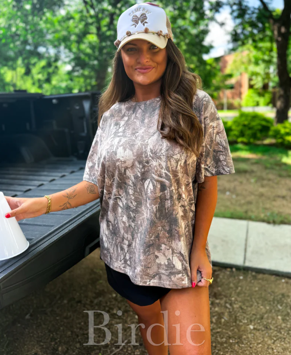 Oversized Camo Tee