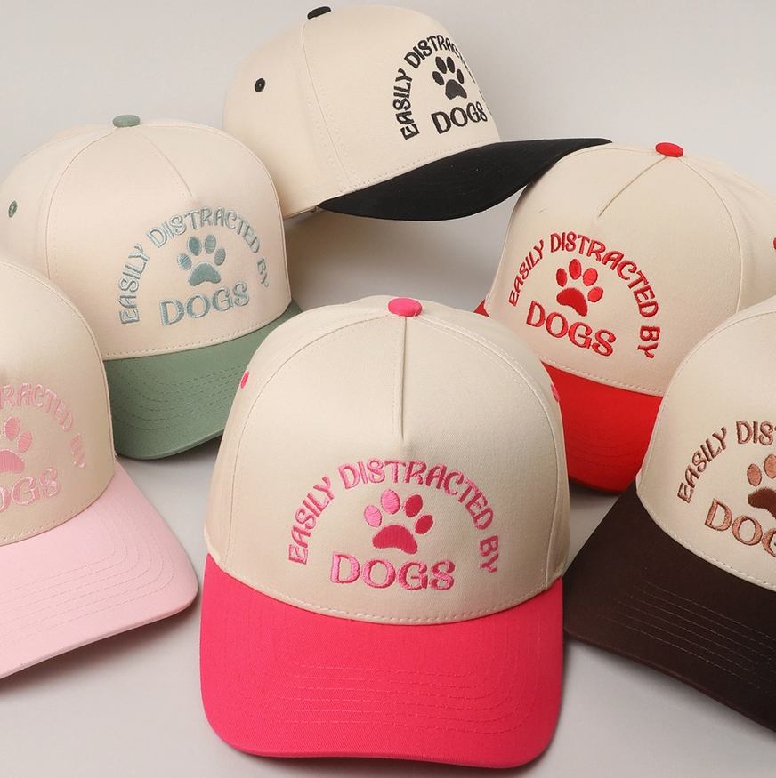 Distracted by dogs Retro Trucker