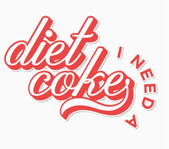 Diet Coke Sticker