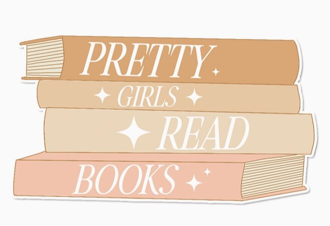 Pretty Girls Read Sticker