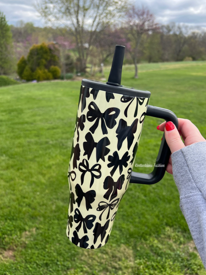 Black Bow 40oz Tumbler