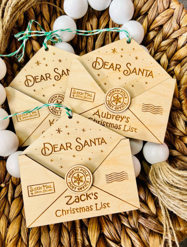 Custom Letters to Santa Ornament