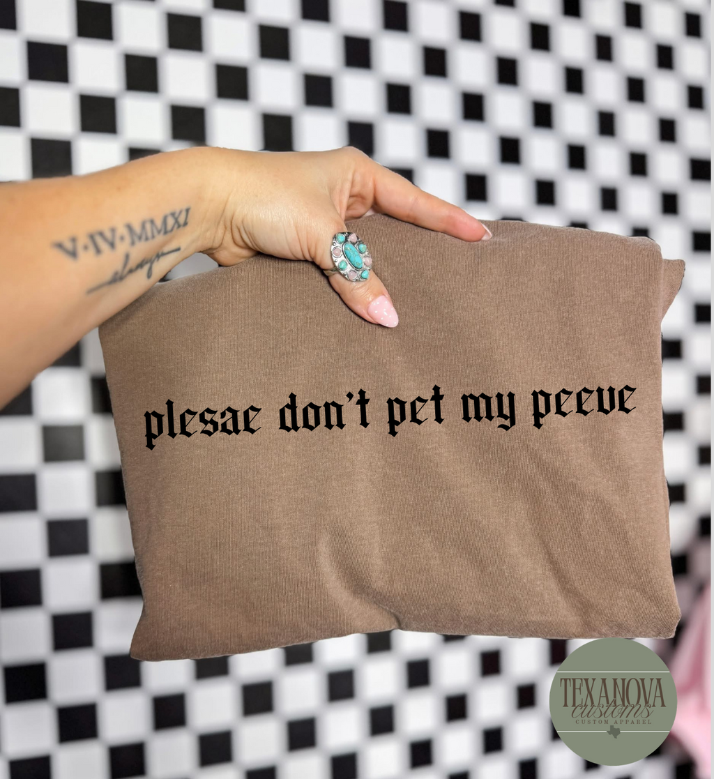 Don't Pet My Peeve Graphic
